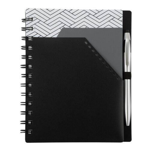 Trapezoid Junior Notebook w/ Stylus Pen-2