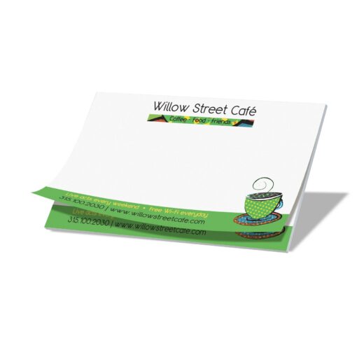 25-Sheet Stik-Withit® Adhesive Notepad w/Colored Paper (5"x3")-1