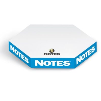 Thins® Hexagon Stik-Withit® Note Cube® Notepad (3 5/8"x3 1/8")-1