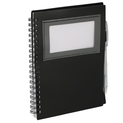 5" x 7" FSC® Recycled Star Spiral Notebook with Pe-3