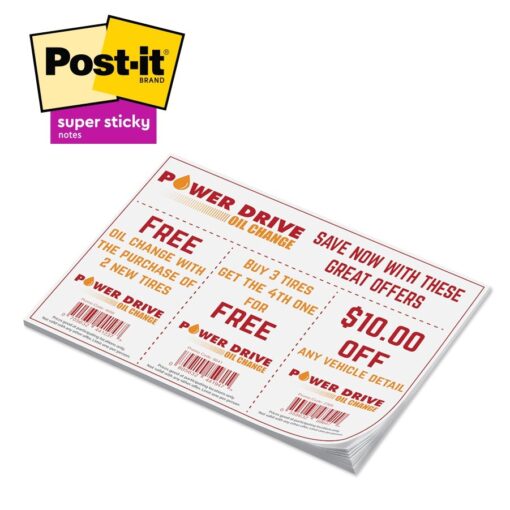 Post-it® Custom Printed Super Sticky Notepad - 6" x 8"-1