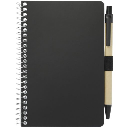 4" x 6" FSC® Mix Pocket Spiral Notebook with Pen-7