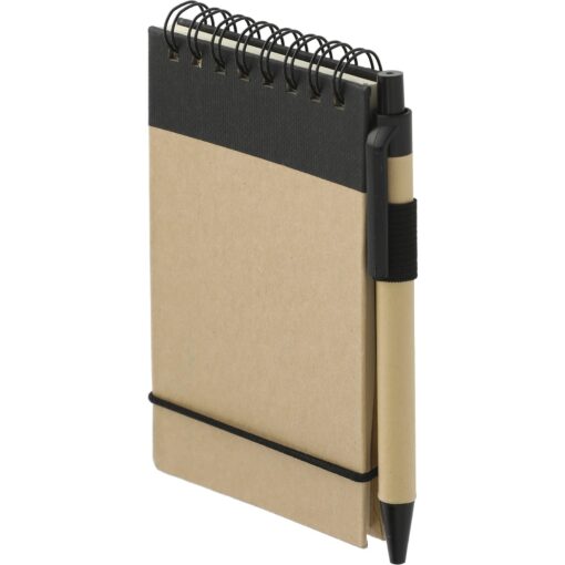 5" x 4" FSC® Mix Recycled Jotter with Pen-2