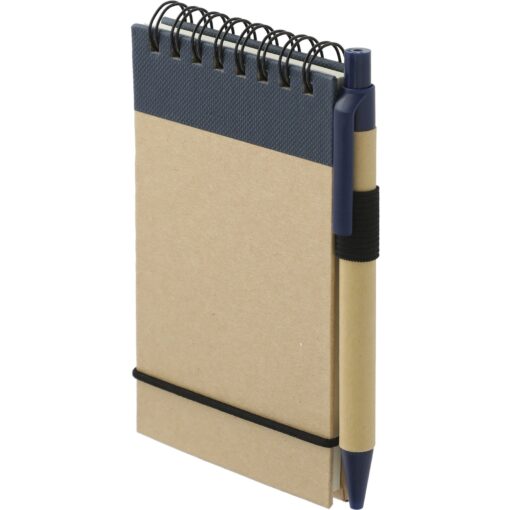 5" x 4" FSC® Mix Recycled Jotter with Pen-8