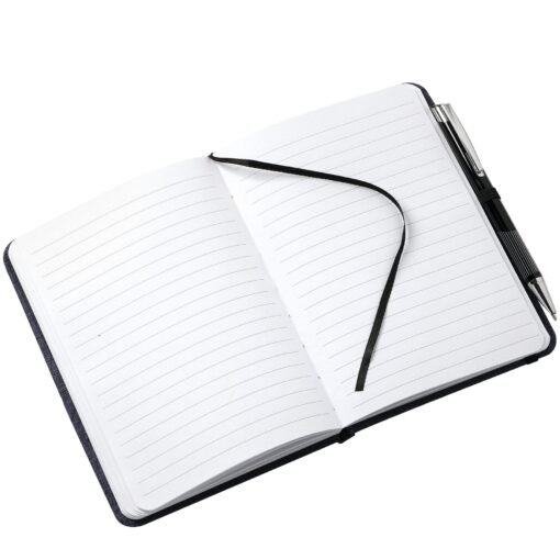 5" x 7" FSC® Mix Heathered Bound Notebook-3