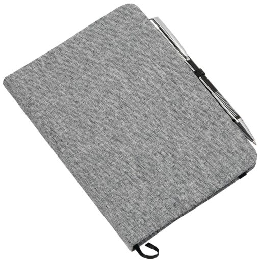 5" x 7" FSC® Mix Heathered Bound Notebook-5