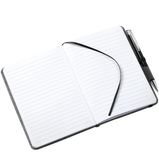 5" x 7" FSC® Mix Heathered Bound Notebook-6