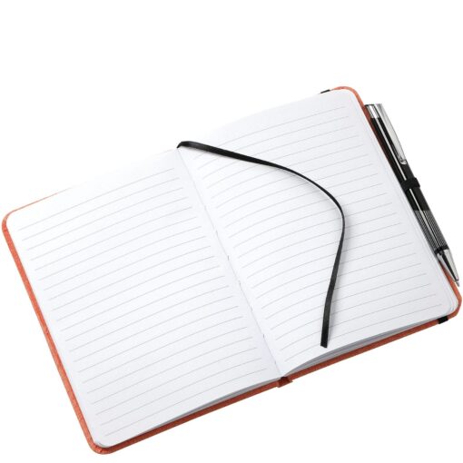 5" x 7" FSC® Mix Heathered Bound Notebook-10