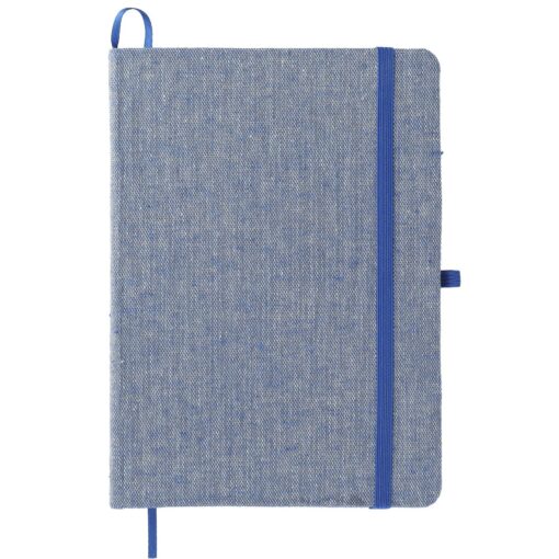 5" x 7" FSC® Mix Recycled Cotton Bound Notebook-7