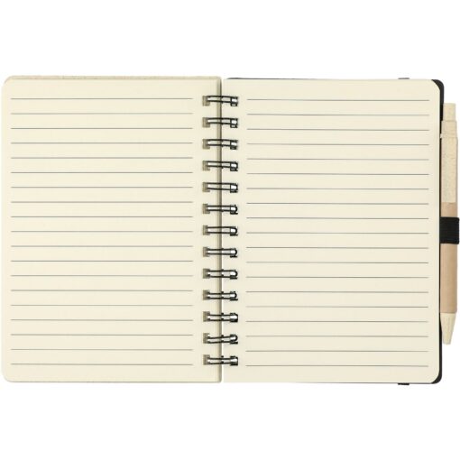 5" x 7" FSC® Mix Wheat Straw Notebook with Pen-9