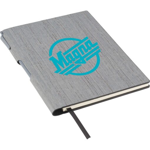 6" x 8.5" FSC® Mix Bari Notebook with Pen-10