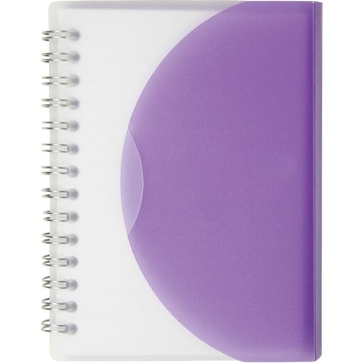 Two-Tone Spiral Notebook (4" X 5")-8