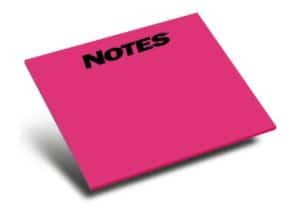 25-Sheet Stik-Withit® Adhesive Notepad w/ Bright Paper (5"x8")-1