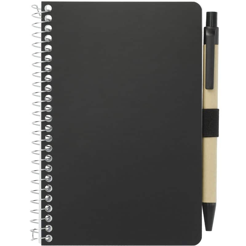 4'' x 6'' FSC® Mix Pocket Spiral Notebook with Pen-7