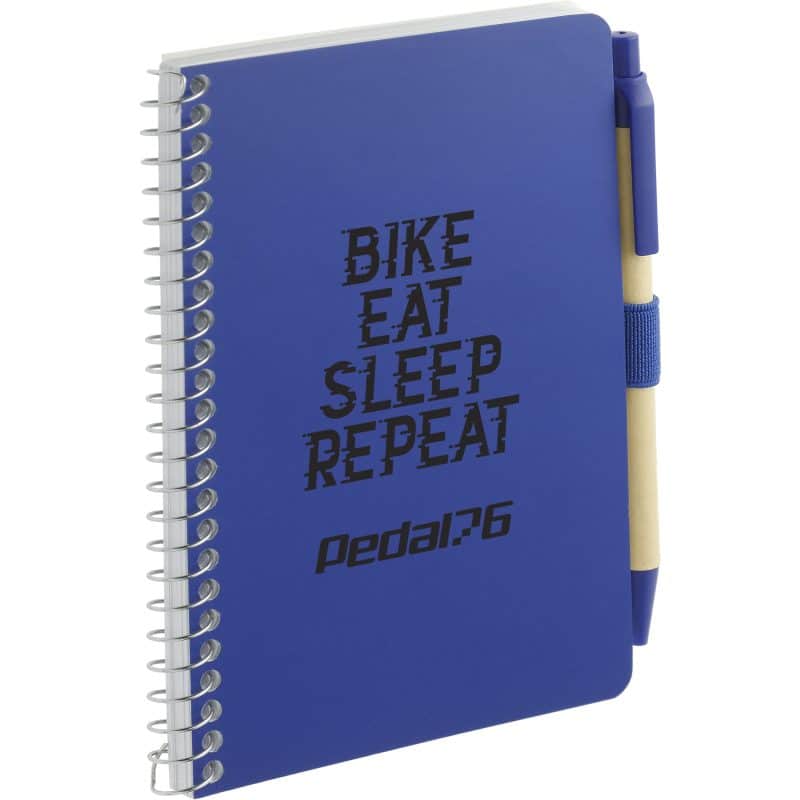 4'' x 6'' FSC® Mix Pocket Spiral Notebook with Pen-10
