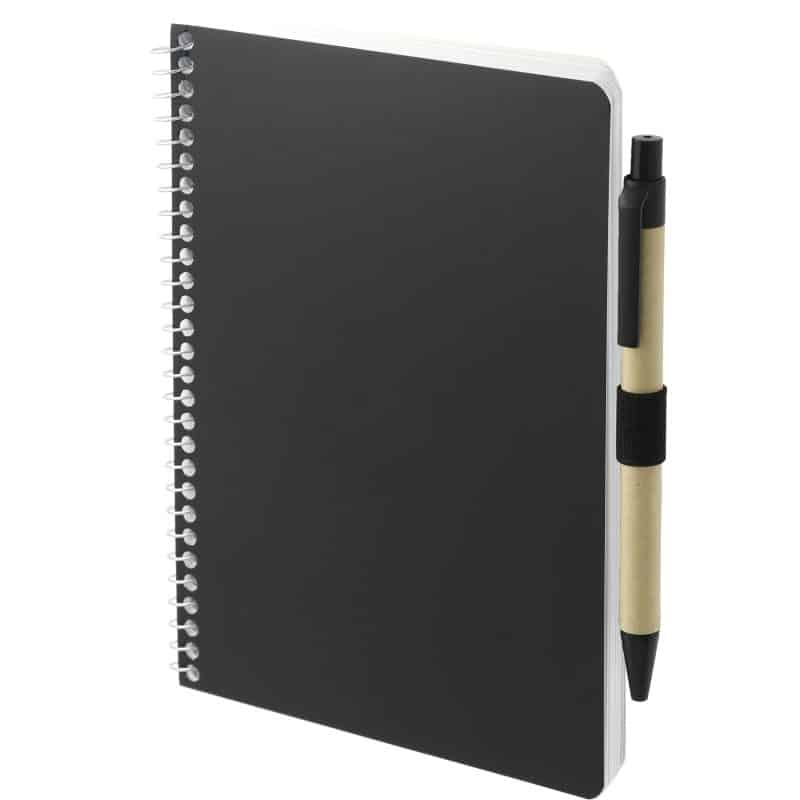 5'' x 7'' FSC® Mix Spiral Notebook with Pen-2