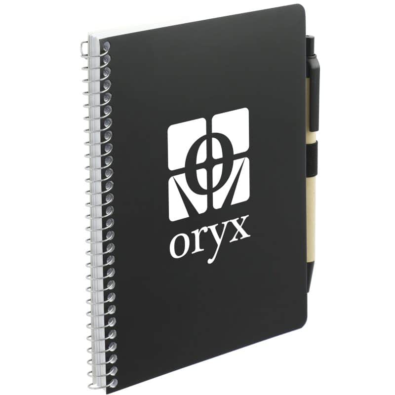 5'' x 7'' FSC® Mix Spiral Notebook with Pen-3