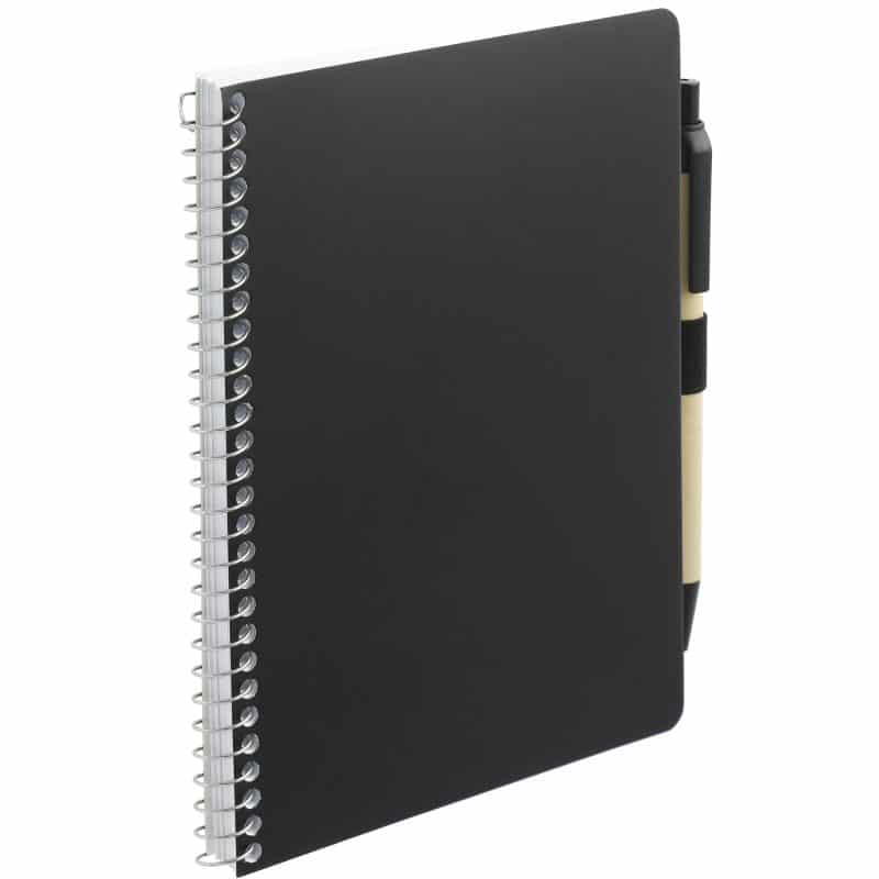 5'' x 7'' FSC® Mix Spiral Notebook with Pen-4