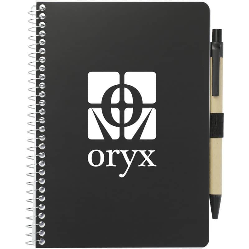 5'' x 7'' FSC® Mix Spiral Notebook with Pen-5