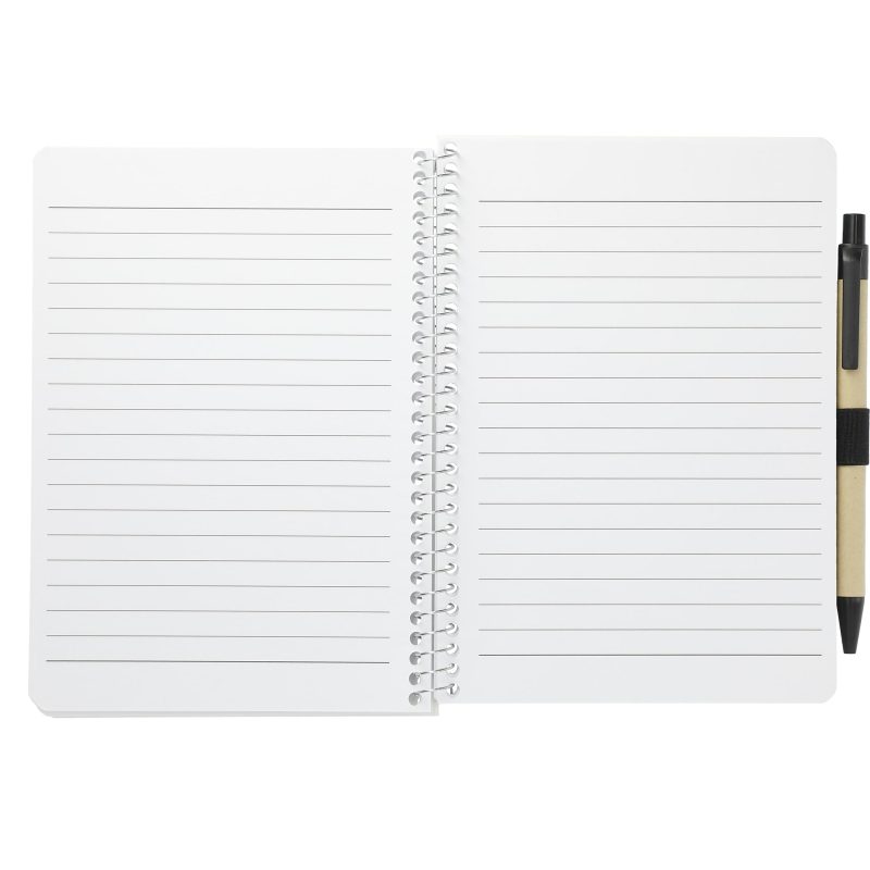 5'' x 7'' FSC® Mix Spiral Notebook with Pen-6