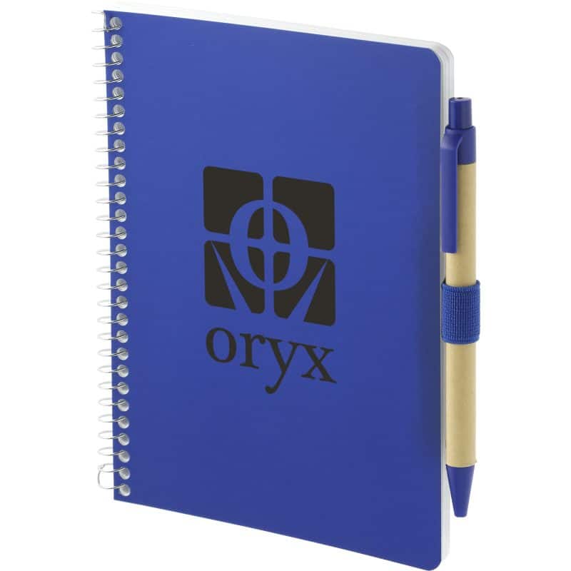 5'' x 7'' FSC® Mix Spiral Notebook with Pen-8