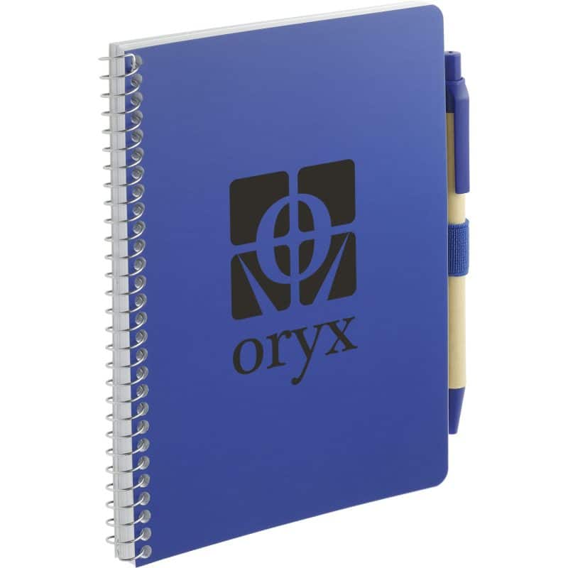 5'' x 7'' FSC® Mix Spiral Notebook with Pen-10