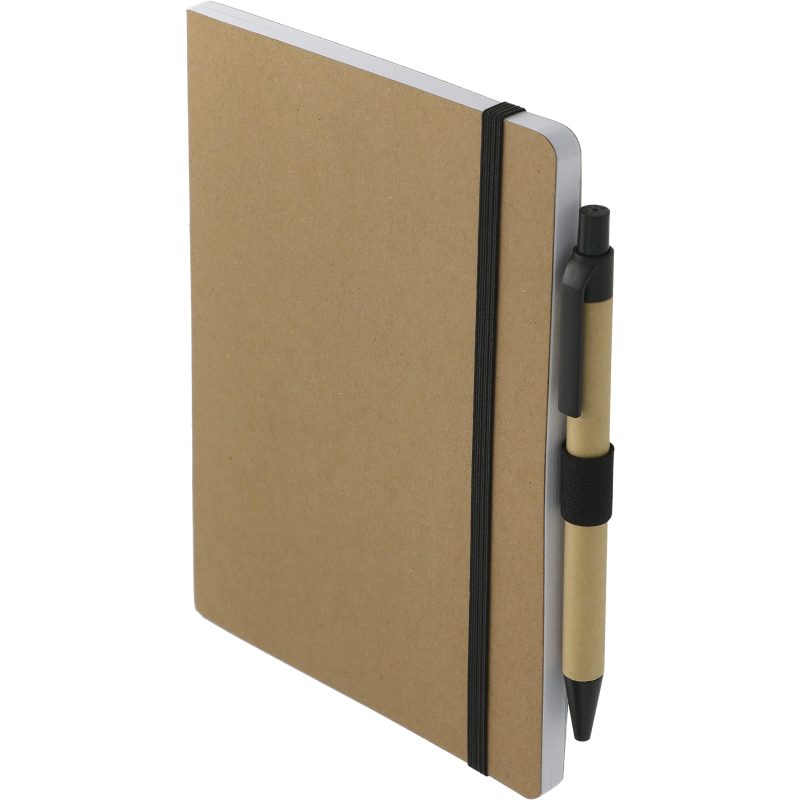 5'' x 7'' FSC® Recycled Notebook and Pen Set-2