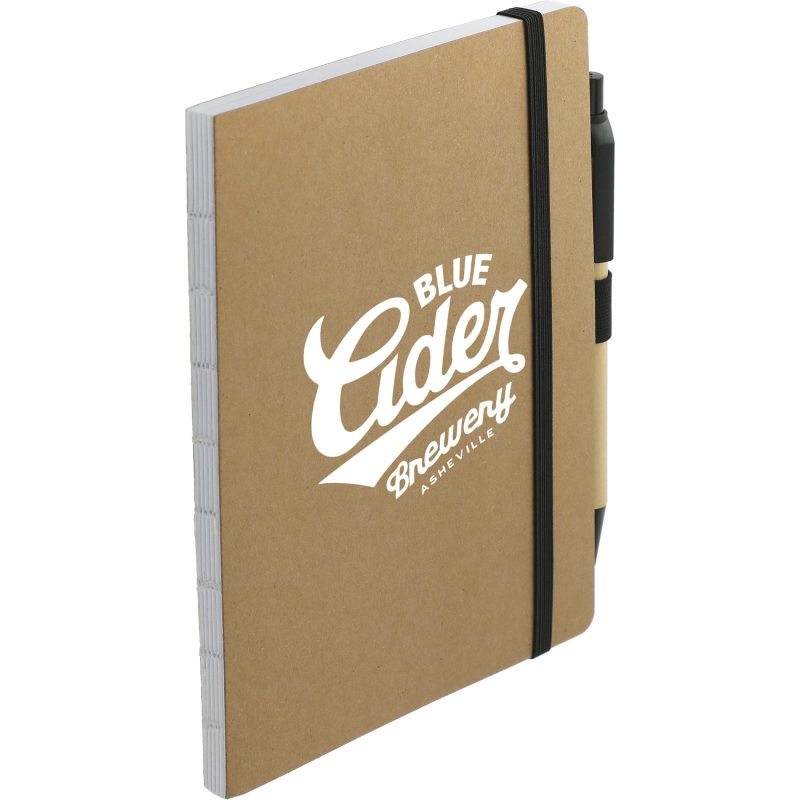 5'' x 7'' FSC® Recycled Notebook and Pen Set-3