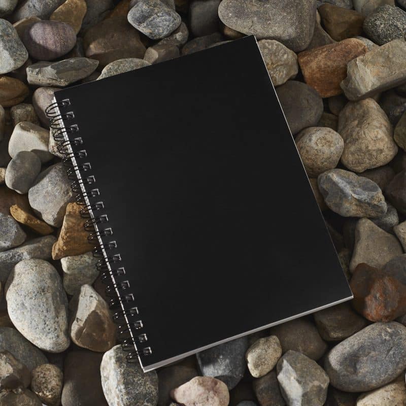 5'' x 7'' Mineral Stone Field Spiral Notebook-4