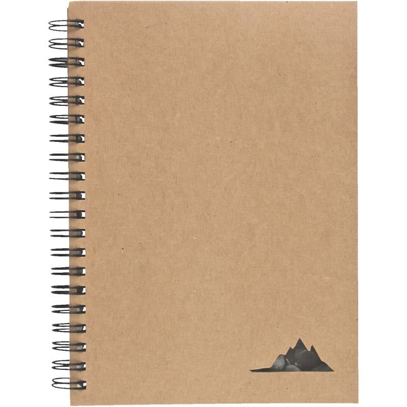 5" X 7" Spiral Stone Paper Notebook-2