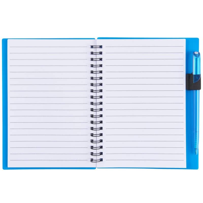 5.5'' x 7'' FSC® Mix Star Spiral Notebook with Pen-6