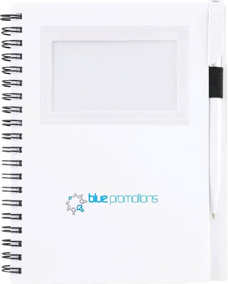 5.5'' x 7'' FSC® Mix Star Spiral Notebook with Pen-8