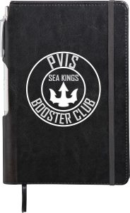 6'' x 8.5'' FSC® Mix Viola Bound Notebook with Pen-1