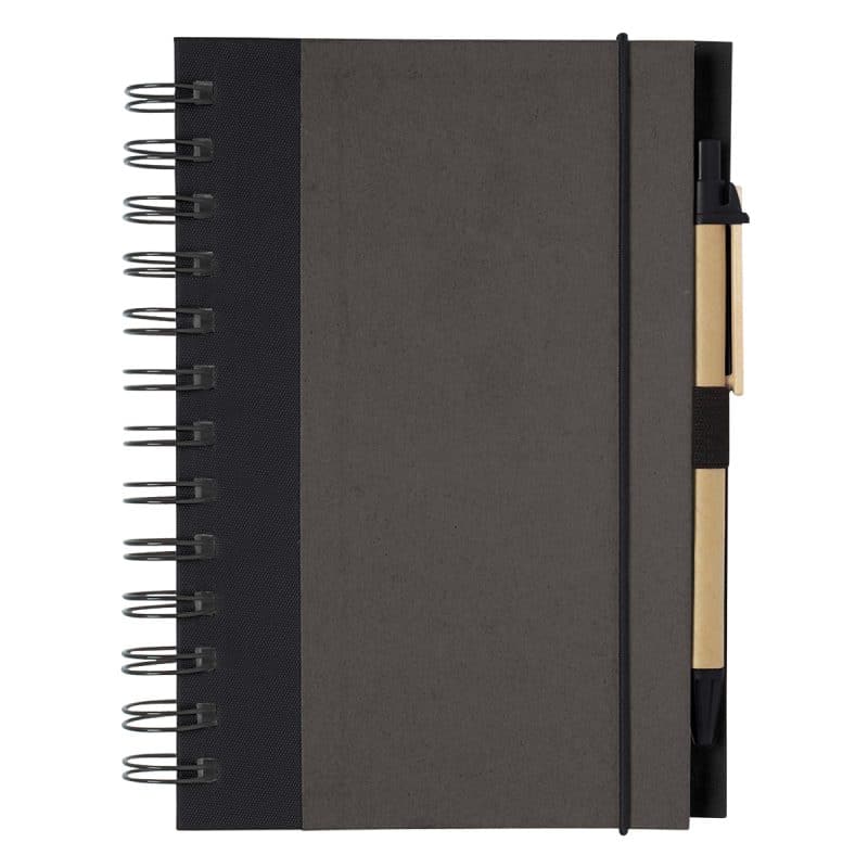 Eco-inspired Spiral Notebook & Pen-6