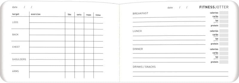 Fitness LifestyleJotters™ w/Full-Color Cover (5"x3.5")-2