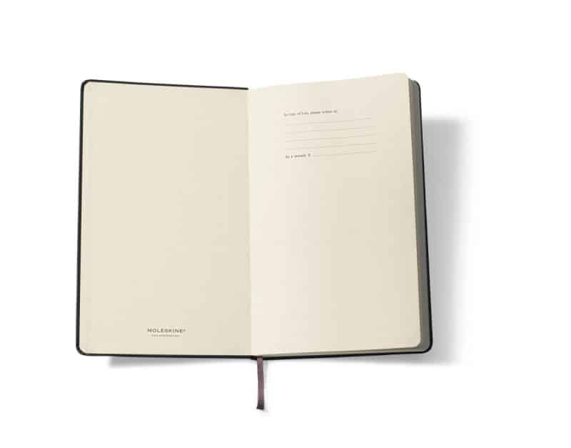 Moleskine® Hard Cover Plain Large Notebook - Black-5