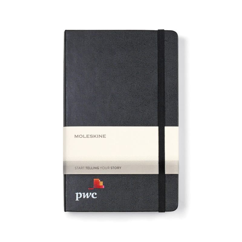 Moleskine® Hard Cover Ruled Large Expanded Notebook - Black-4