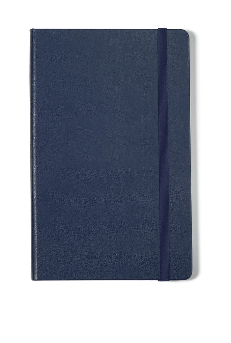 Moleskine® Hard Cover Ruled Large Notebook - Navy Blue-2