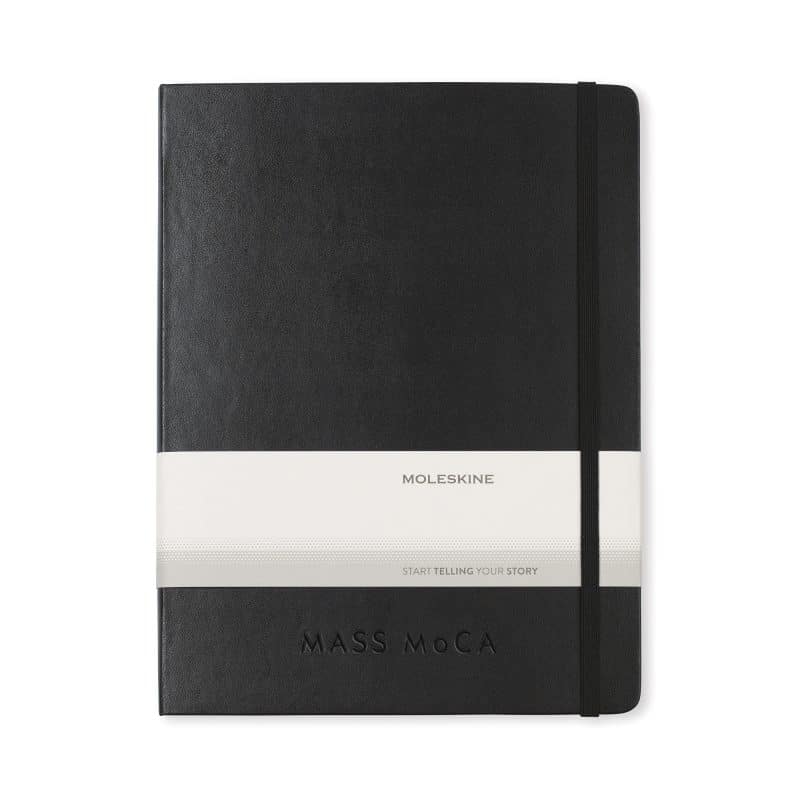 Moleskine® Hard Cover X-Large Double Layout Notebook - Black-1