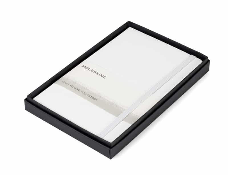 Moleskine® Medium Notebook Gift Set - White-2