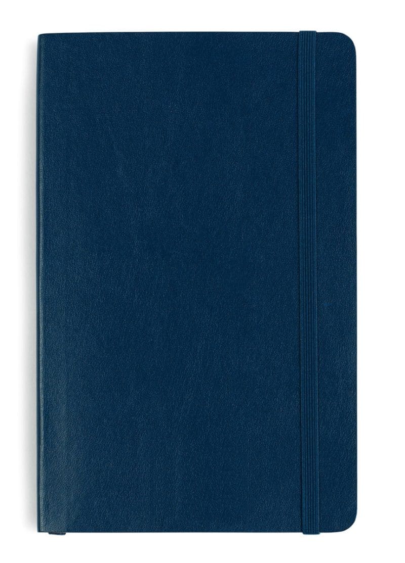 Moleskine® Soft Cover Ruled Large Notebook - Sapphire Blue-2