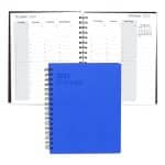 Senzabrite Faux Leather Spiral Weekly Planner Notebook-5