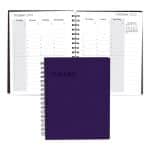 Senzabrite Faux Leather Spiral Weekly Planner Notebook-9