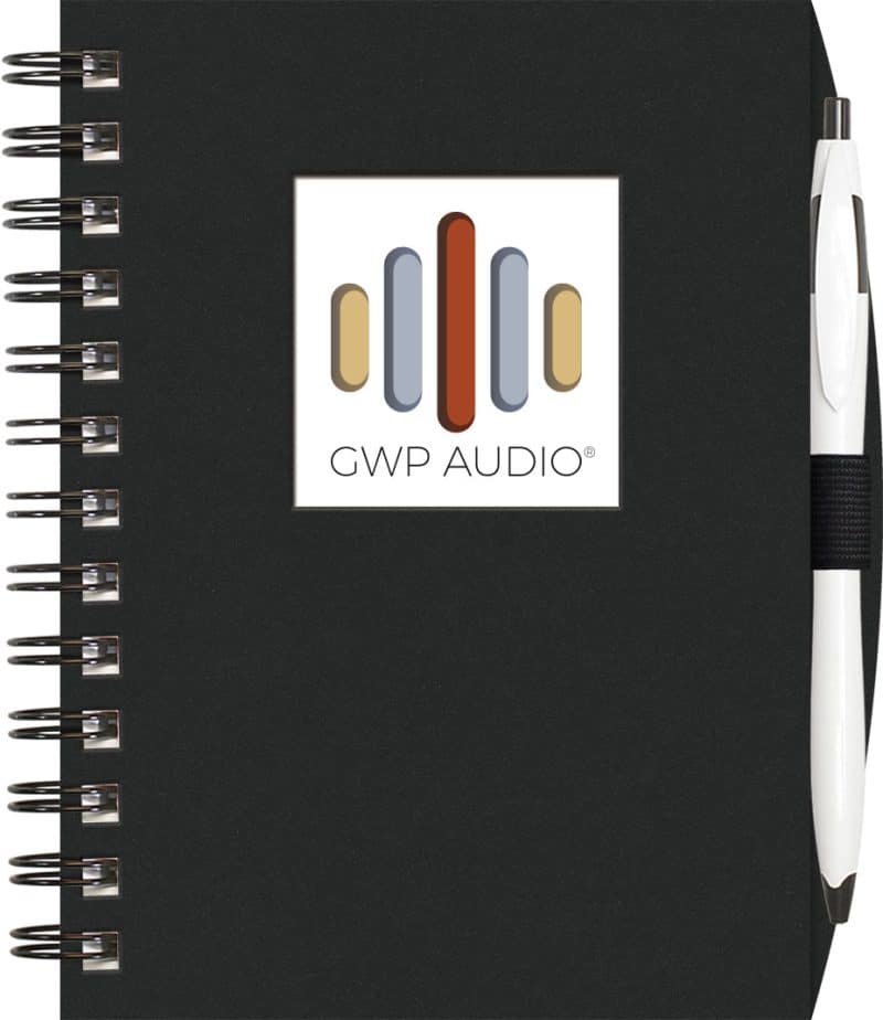 Small Value WindowPad™ ValueLine Notebook w/PenPort & Cougar Pen (5"x7")-2