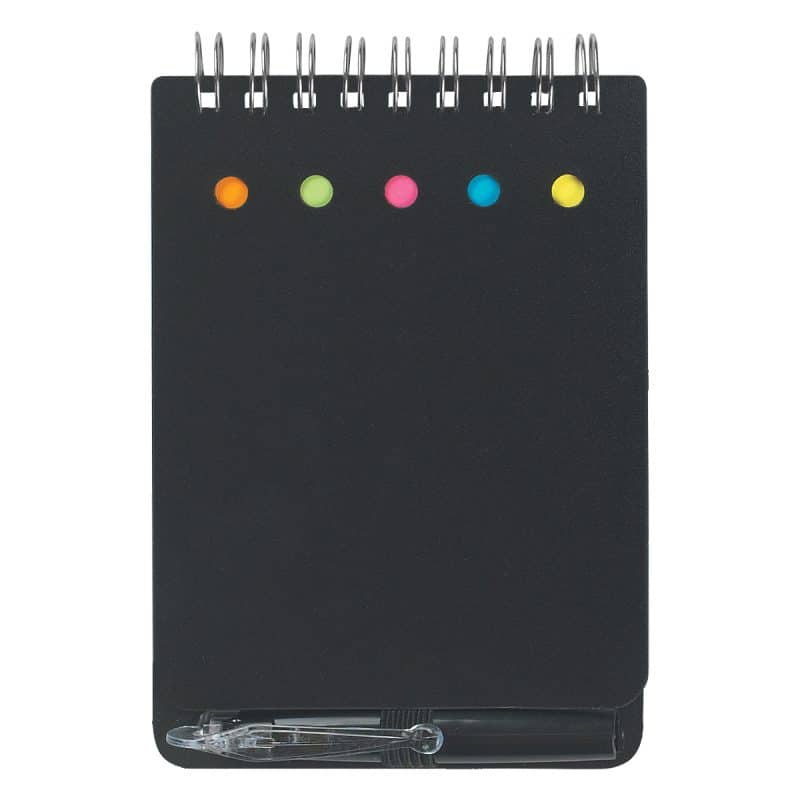 Spiral Jotter With Sticky Notes