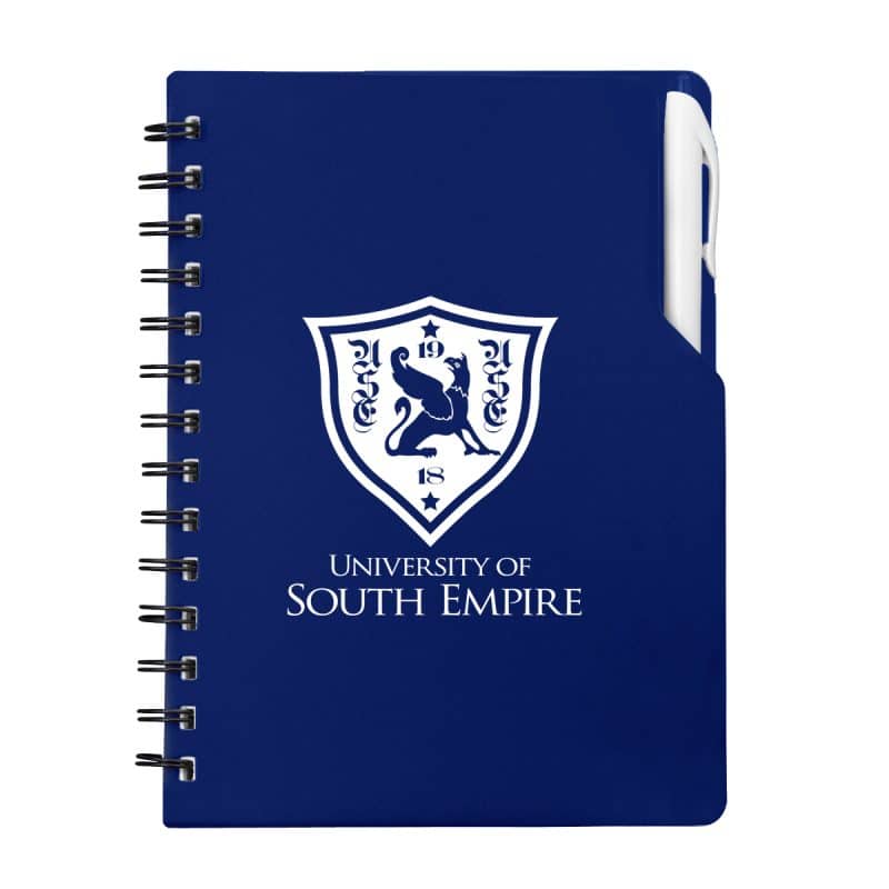 Spiral Notebook With Pen-6