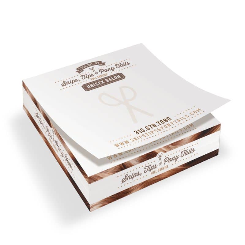 Stik-Withit® Half Size Note Cube® Notepad (3 7/8"x3 7/8"x1")-2