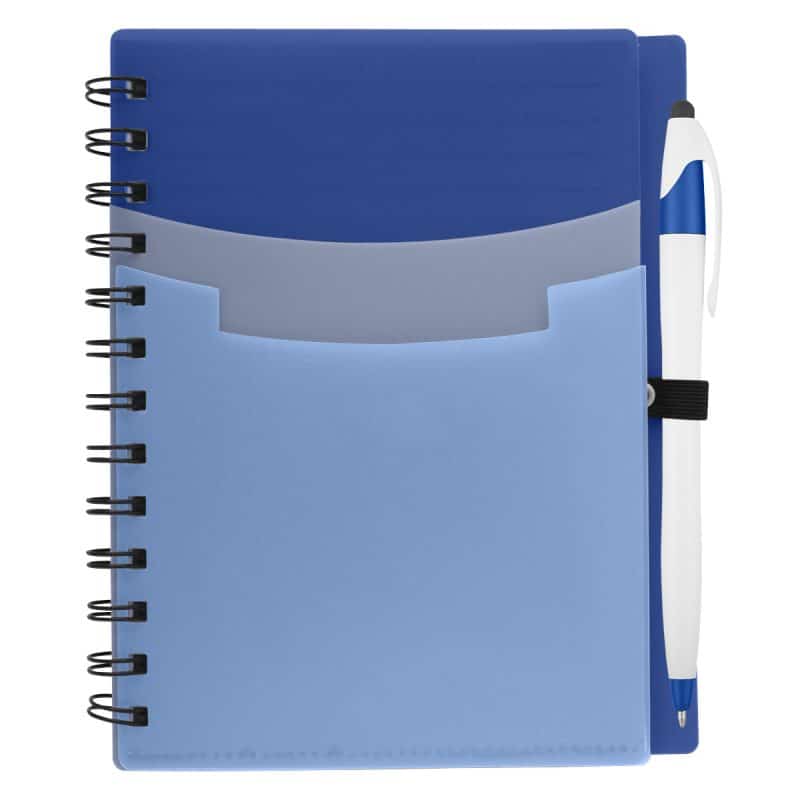 Tri-pocket Notebook & Pen-5