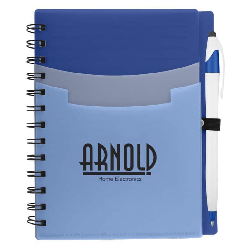 Tri-pocket Notebook & Pen-6