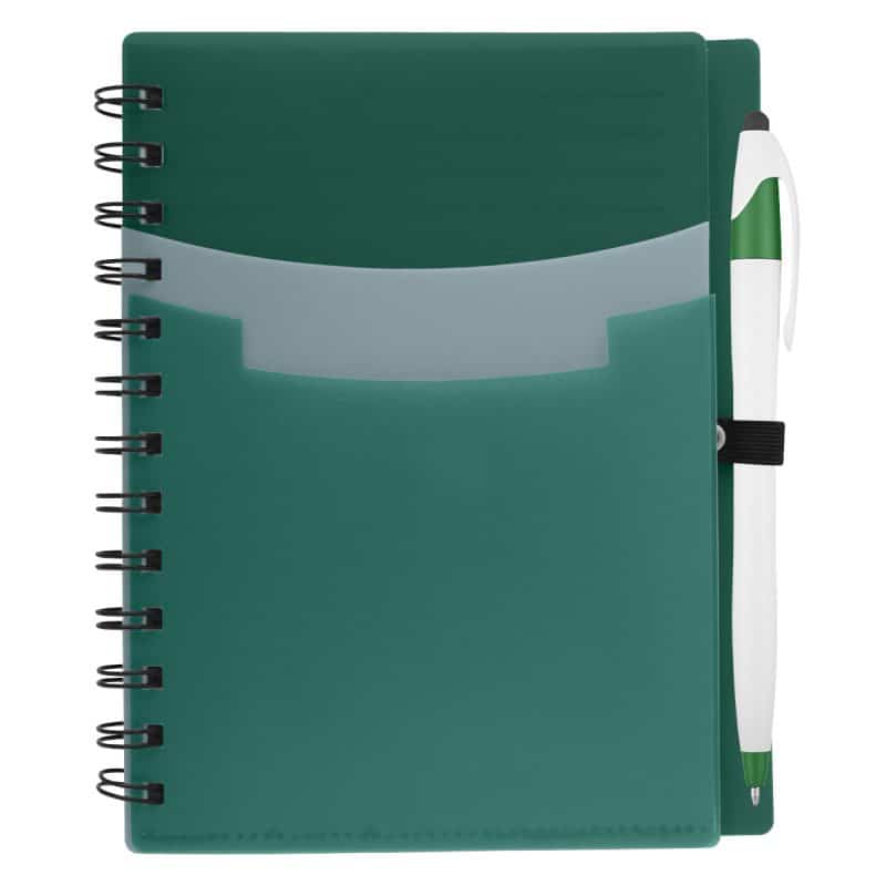 Tri-pocket Notebook & Pen-7